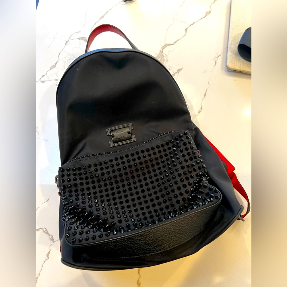 Christian Louboutin backpack.